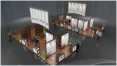 коллективный стенд на выставке «Деревянное домостроение/Holzhaus» в Москве