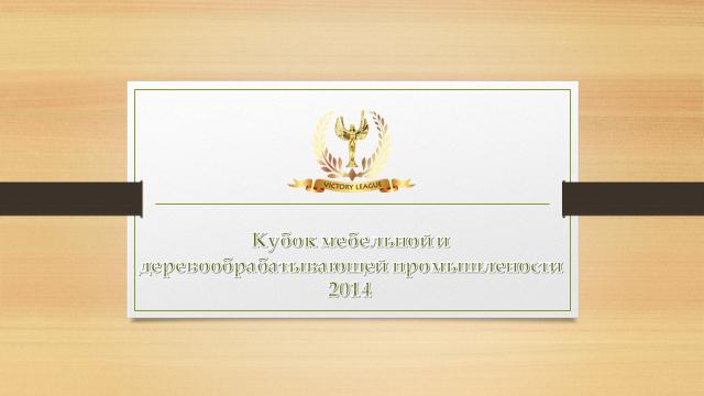 Кубок мебельной и деревообрабатывающей промышлености 2014